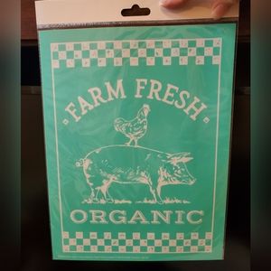 Farm Fresh Organic Chalk Couture Transfer Club Exclusive Chicken Pig